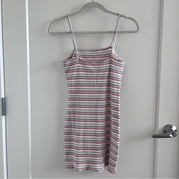 Multicolored Striped Mini Dress - Picture 4 of 6
